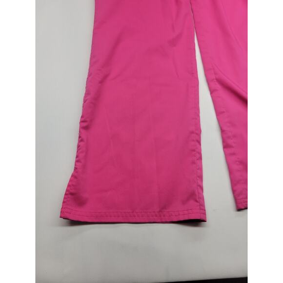 Cherokee Workwear Women S Drawstring Flare Scrub Pant Pink WW120 - Picture 12 of 16